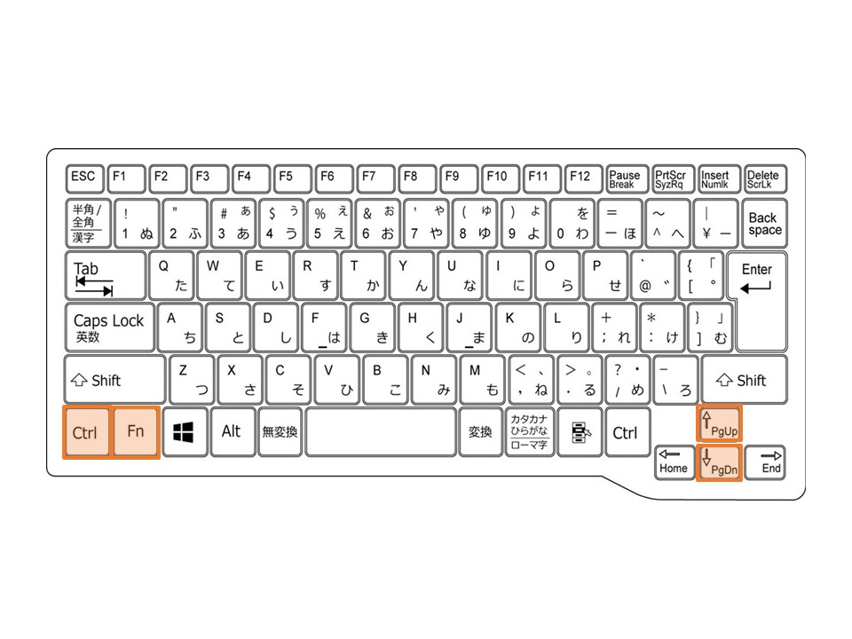 Windowsノート_シートの移動_ショートカット